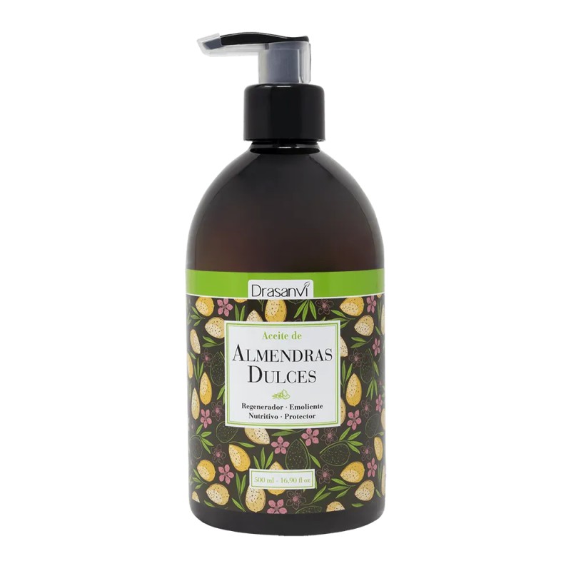 Aceite de almendras dulces Drasanvi de primera presión en frío para hidratación corporal