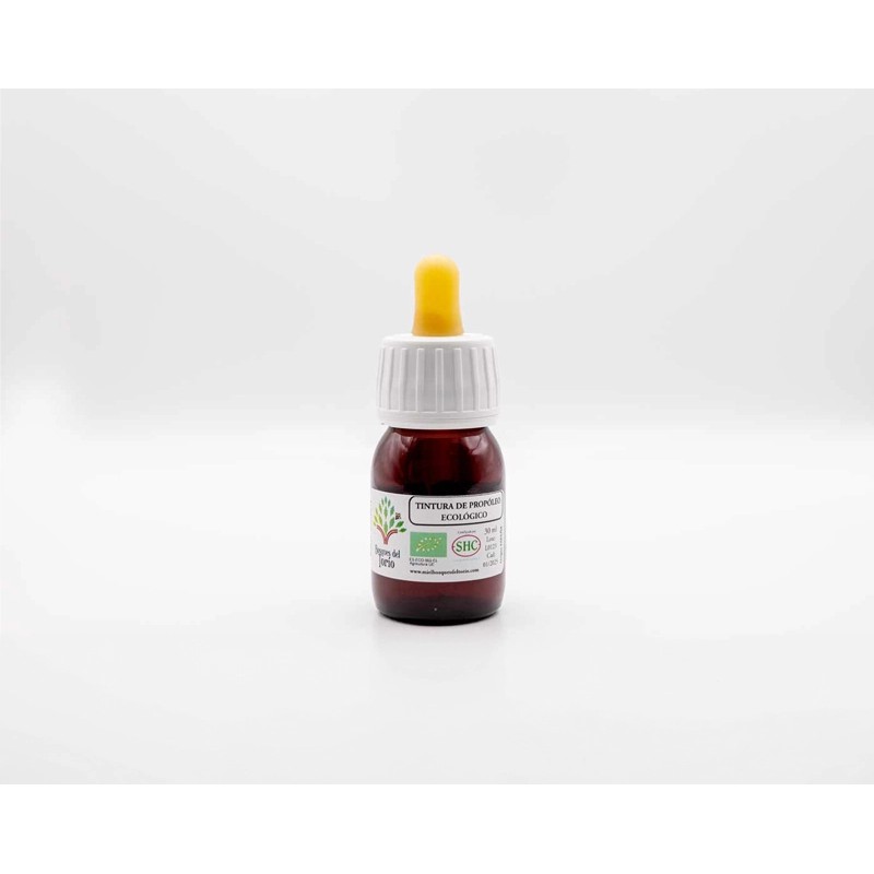 Frasco de tintura de propóleo ecológica al 30% de Bosques del Torío, elaborada de forma artesanal en León, España
