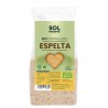 Bolsa de 300g de pan rallado de espelta bio Sol Natural elaborado con harina de espelta integral de cultivo ecológico