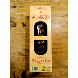 Paquete de galletas de algarroba Bio Sin Gluten y Sin Lactosa  Biogredos, 200g, producto ecológico y saludable
