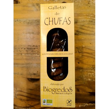 Galletas de chufa bio Biogredos de agricultura ecológica, snack saludable y crujiente