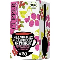 Infusión de Arándano y Frambuesa Cupper Eco 20 bolsitas