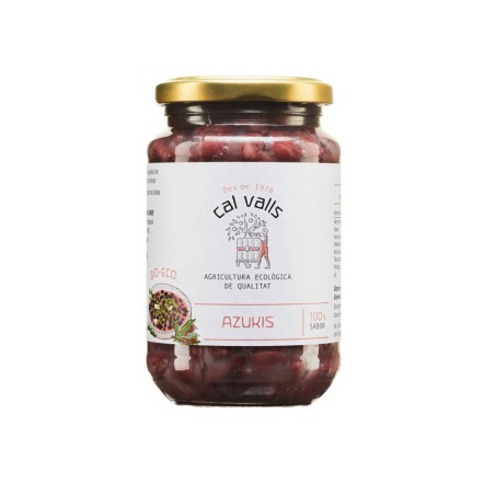 Azukis ecológicas cocidas listas para comer Cal Valls