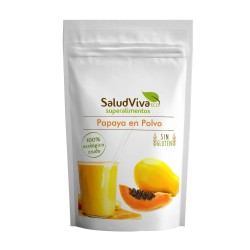 Papaya en polvo BIO Salud Viva enzimas digestivas papaína