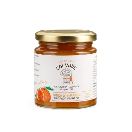Mermelada de naranja amarga bio Cal Valls con sirope de agave - Ecotiendaverde