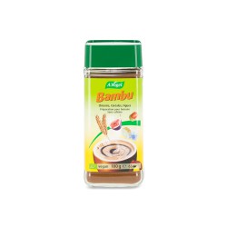Bote de Bambú Soluble de A. Vogel 100 g, alternativa natural al café sin cafeína de cultivo biológico.
