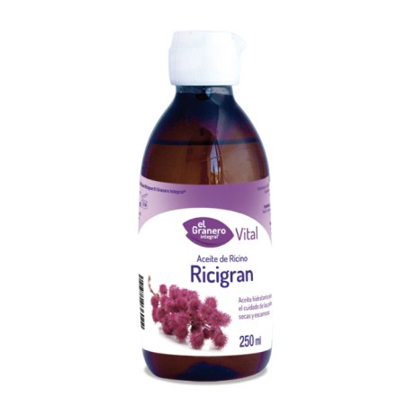 Frasco de Ricigran aceite de ricino de uso externo El Granero