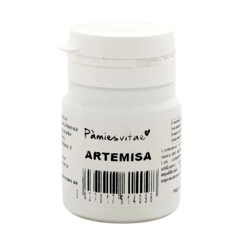 Bote de Artemisa en comprimidos de la marca Pamies Vitae de 100 unidades