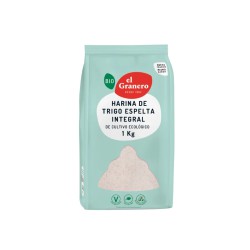Paquete de Harina de Trigo Espelta Integral Bio de El Granero Integral de 1 kilo
