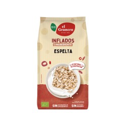 Bolsa de Espelta Hinchada Bio de la marca El Granero Integral de 200 gramos