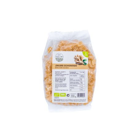 Bolsa de jengibre deshidratado premium de cultivo ecológico - EcoSalim en Ecotiendaverde