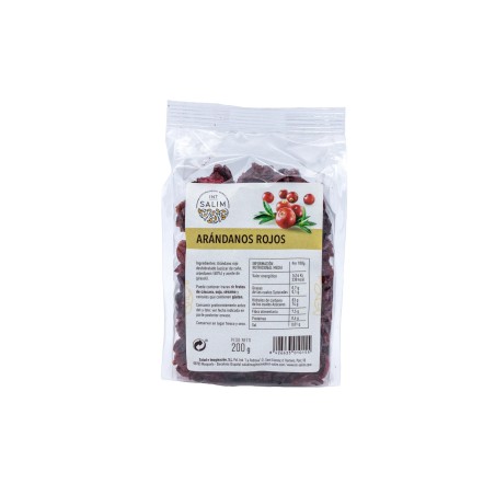 Bolsa de arandano en mitades bio Eco Salim de 200 gramos - Ecotiendaverde