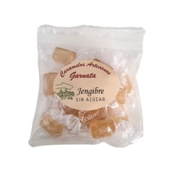 Bolsa de caramelos de jengibre sin azúcar de la marca Garnata - Ecotiendaverde