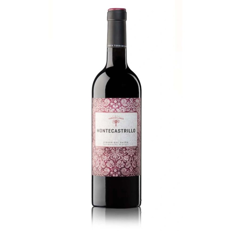 Botella de vino tinto ecológico Montecastrillo de la Finca Torremilanos 75cl