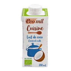 Envase de nata de coco para cocinar EcoMil Cuisine Bio.
