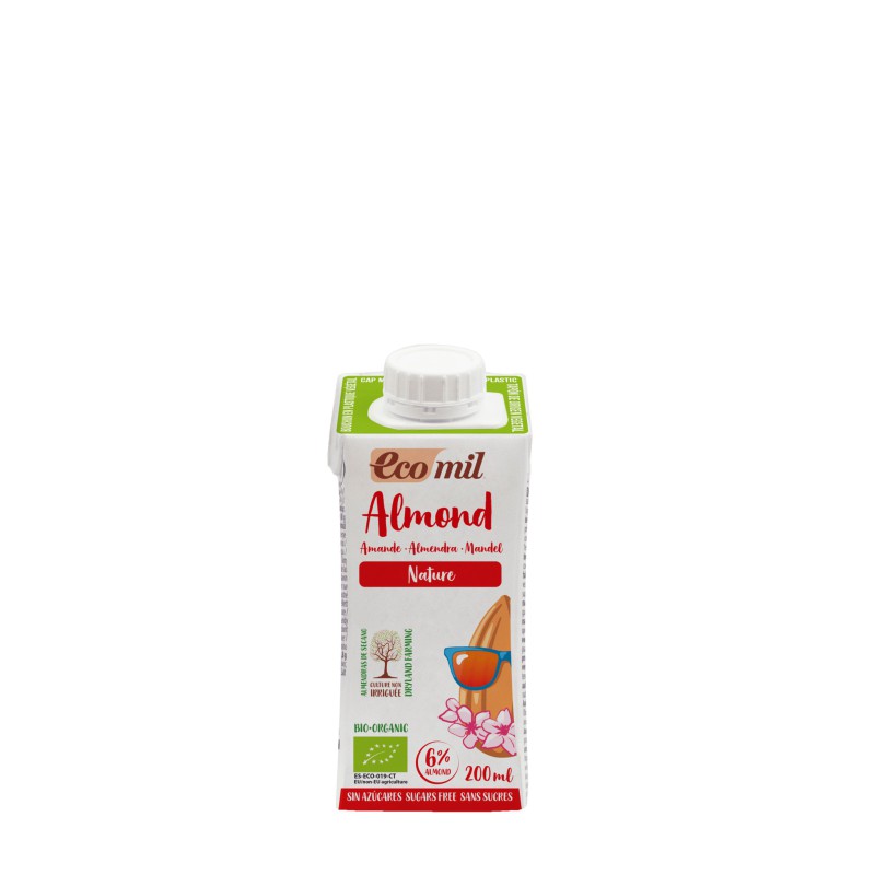 Envase culinario de nata de almendra para cocinar EcoMil Cuisine Bio.
