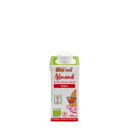 Envase culinario de nata de almendra para cocinar EcoMil Cuisine Bio.