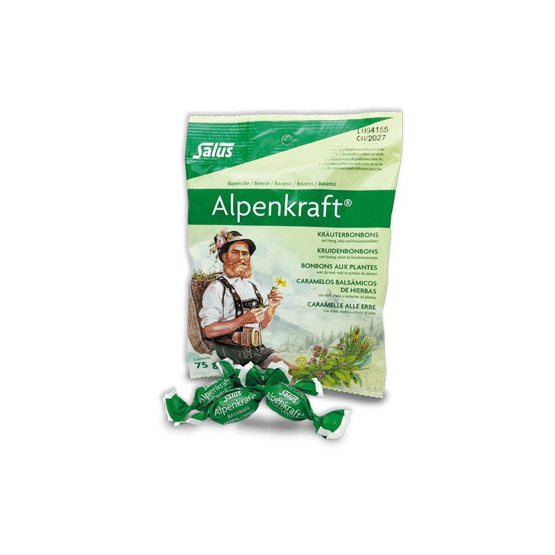 Caramelos Alpenkraft Salus 75g | Garganta y Frescor Natural