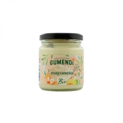 Tarro de mayonesa ecológica y artesanal Gumendi de 240ml de venta en Ecotiendaverde.