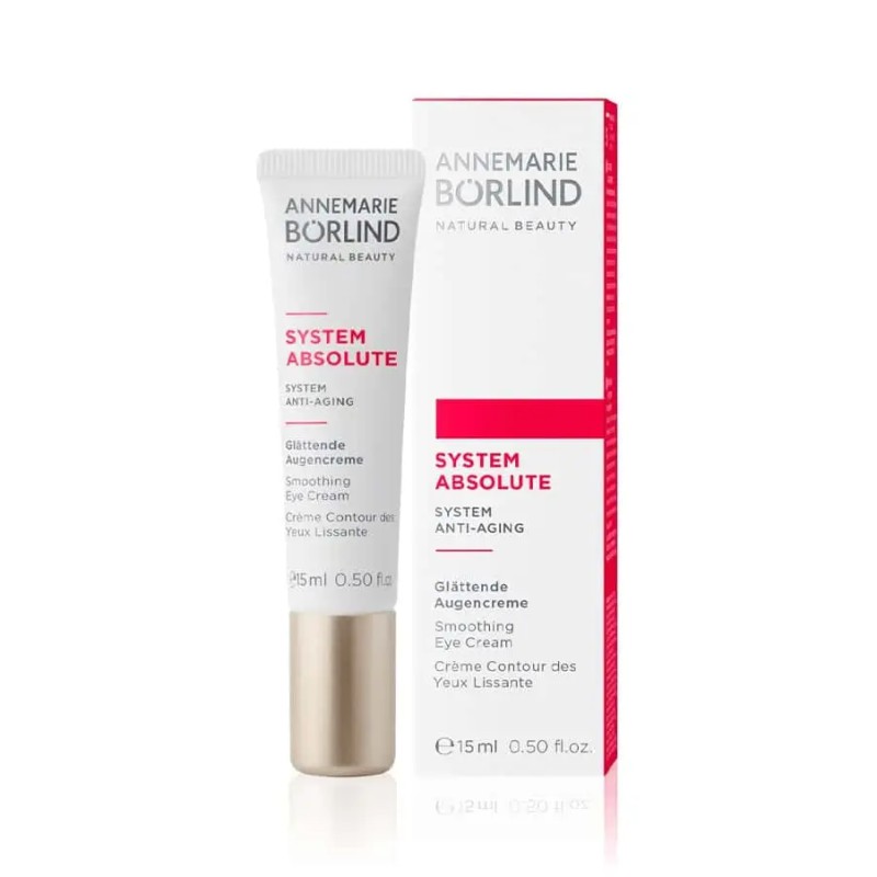 Crema alisadora para el contorno de ojos System Absolute de Annemarie Börlind para reducir arrugas y bolsas