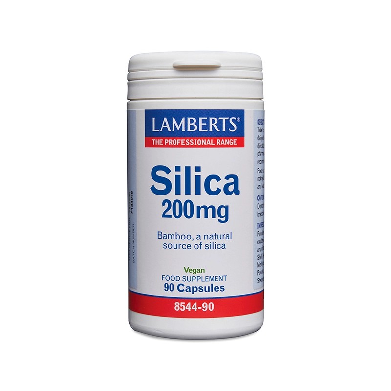Silicio orgánico 200mg Lamberts 90 cápsulas de extracto de bambú.