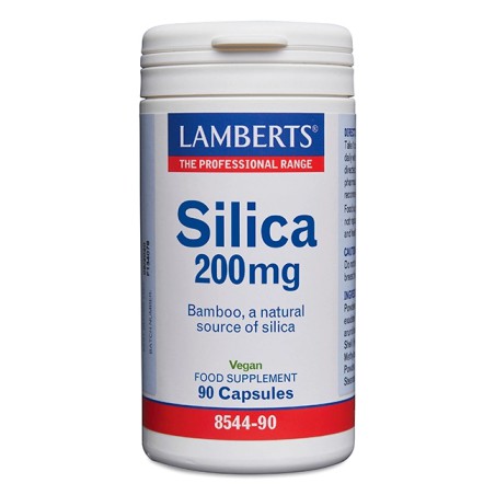Silicio orgánico 200mg Lamberts 90 cápsulas de extracto de bambú.
