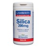 Silicio orgánico 200mg Lamberts 90 cápsulas de extracto de bambú.