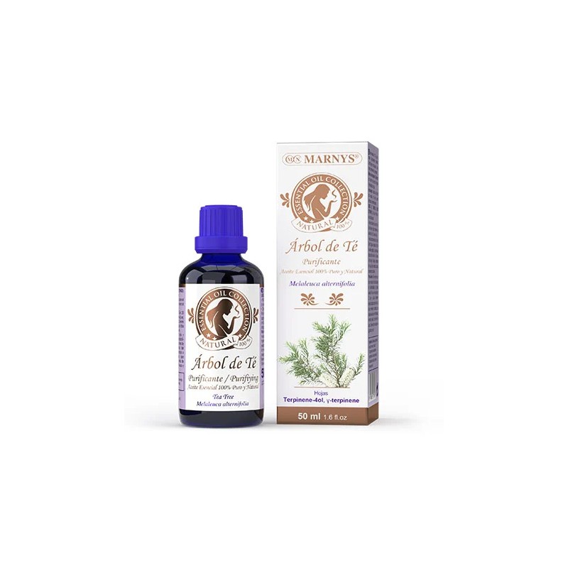 Aceite esencial de árbol del té puro de Marnys en Ecotiendaverde