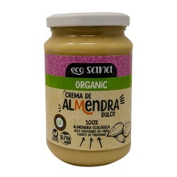 Crema de Almendras Dulce Bio Ecosana (350g) | Ecotiendaverde