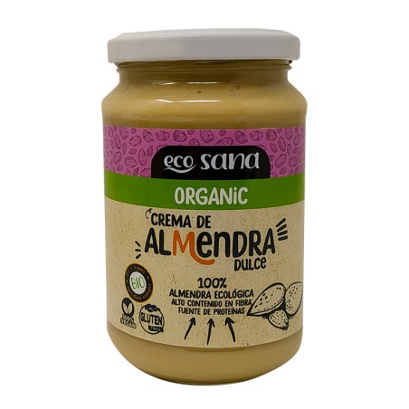 Crema de Almendras Dulce Bio Ecosana (350g) | Ecotiendaverde