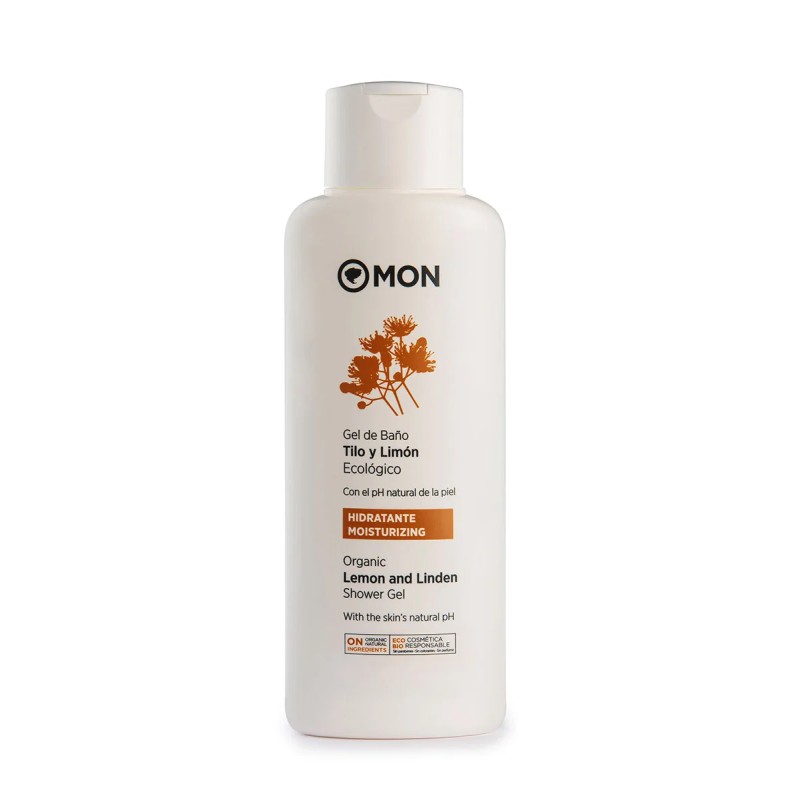 Envase del Gel de Baño de Tilo y Limón MON Deconatur de 750ml