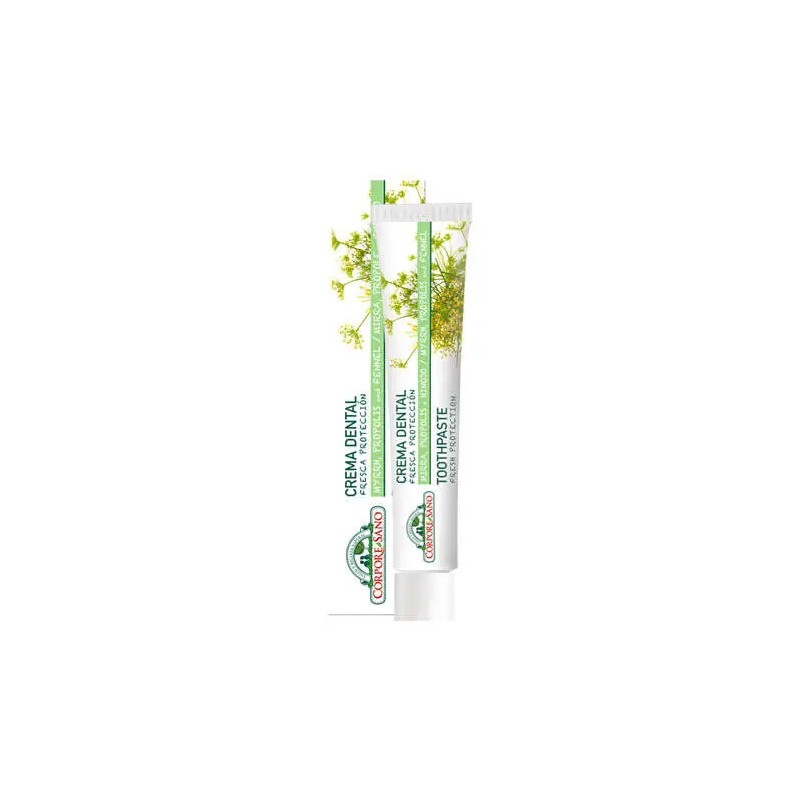 Crema dental de Mirra, Própolis e Hinojo Corpore Sano de 75 ml para protección de encías.