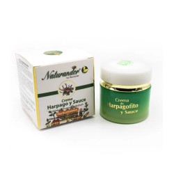 Crema de Harpago y Sauce Naturandor de 50 ml para el alivio del dolor muscular y movilidad