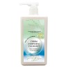 Envase familiar de 1 litro de crema corporal calmante Shova.de con dosificador para pieles sensibles y reactivas.