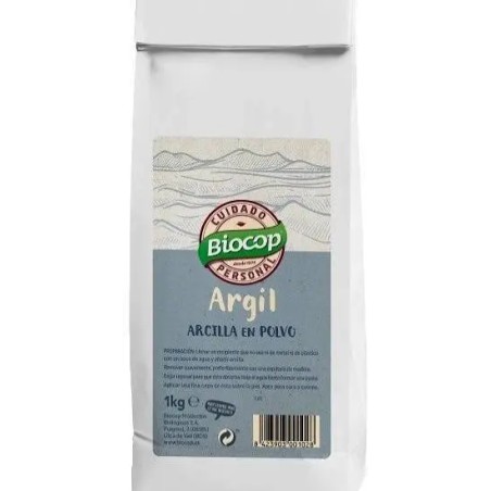 Paquete de Arcilla Blanca en polvo Argil Biocop 1kg
