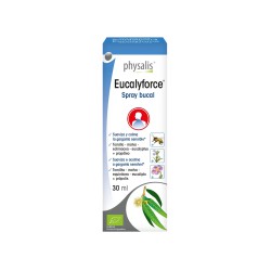 Spray bucal Eucalyforce Bio Physalis de 30ml para el alivio de la garganta