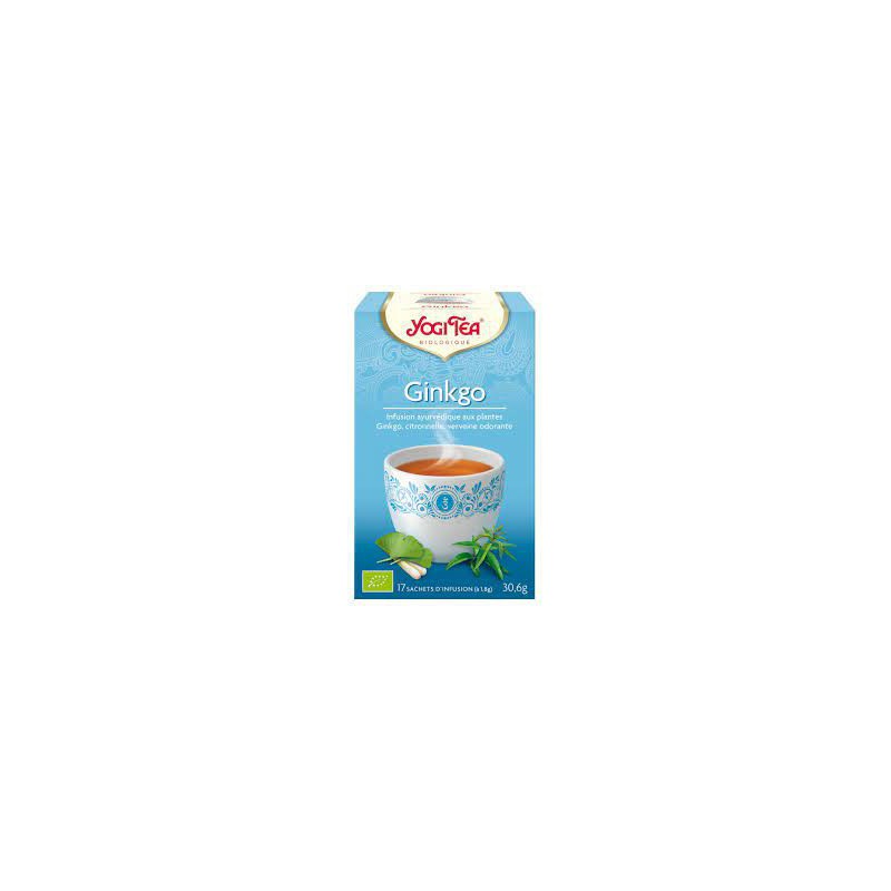 Caja de Yogi Tea Ginkgo 17 filtros