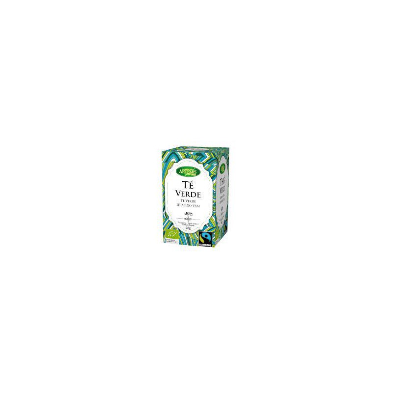 TÉ VERDE ECOLÓGICO 20 FILTROS ARTEMIS