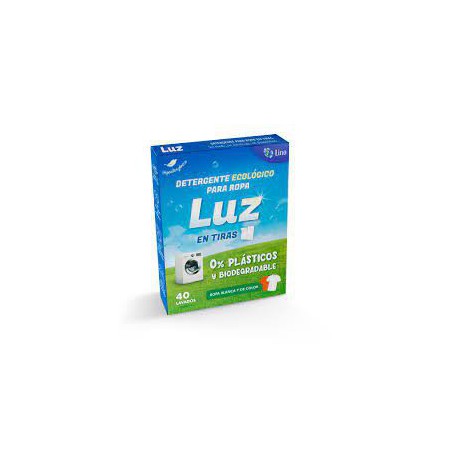 DETERGENTE TIRAS 40 LAVADOS LUZ