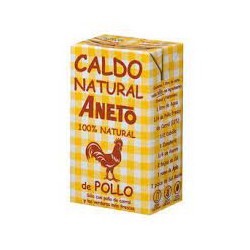 CALDO DE POLLO ECOLÓGICO 1L ANETO