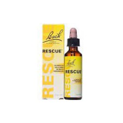 Frasco gotero amarillo de Rescue Remedy Flores de Bach Originales de 20 ml