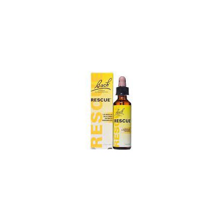 Frasco gotero amarillo de Rescue Remedy Flores de Bach Originales de 20 ml