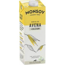 BEBIDA DE AVENA CON CALCIO ECOLÓGICA 1L MONSOY