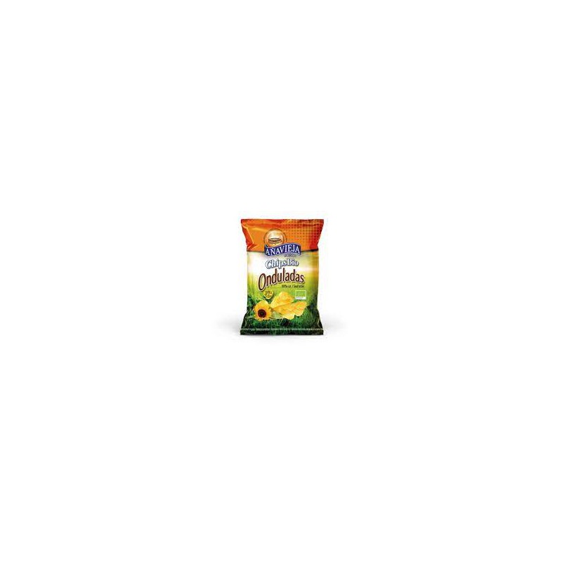 PATATAS FRITAS ONDULADAS ECOLÓGICAS CON ACEITE DE GIRASOL 100GR AÑAVIEJA