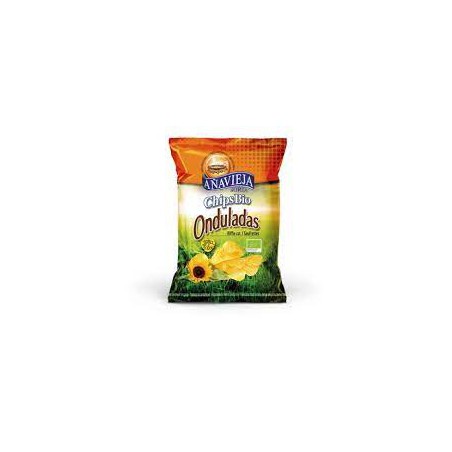 PATATAS FRITAS ONDULADAS ECOLÓGICAS CON ACEITE DE GIRASOL 100GR AÑAVIEJA