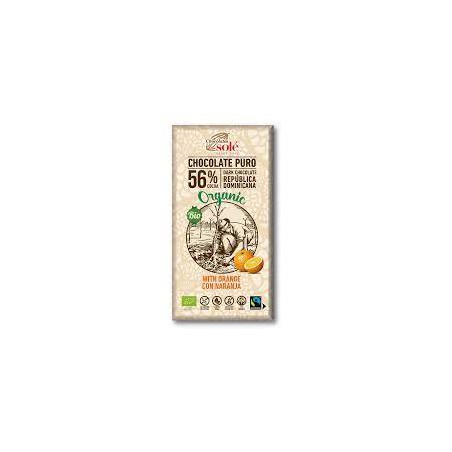 CHOCOLATE NEGRO ECOLÓGICO CON NARANJA SOLÉ