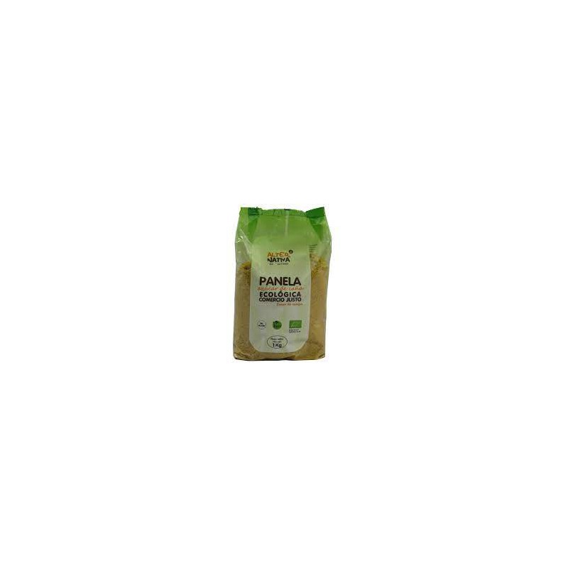 Paquete de un kilo de Panela Bio de Comercio Justo Alternativa3 en EcotiendaVerde