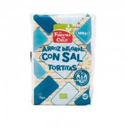 TORTITAS DE ARROZ CON SAL ECOLÓGICAS 130GR LA FINESTRA SUL CIELO