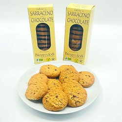 GALLETAS DE TRIGO SARRACENO CON CHOCOLATE ECOLÓGICAS. BIOGREDOS