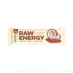 RAW ENERGY BARRITA ENERGÉTICA DE COCO Y CHOCOLATE. SANTIVERI